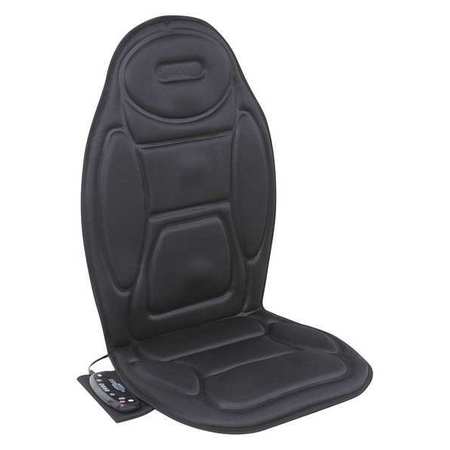 Motor Massage Seat Cushion,Heat,Black -  RELAXZEN, 60-2926XP