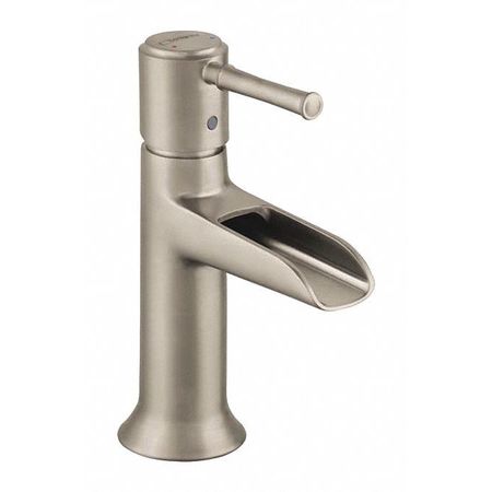 Single Handle 1 Hole Talis C 1-Hole Faucet Open Channel BN, Brushed Nickel -  HANSGROHE, 14127821