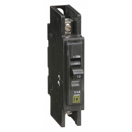 Square D 1P Standard Circuit Breaker 10A 120/240VAC QOU110 | Zoro.com