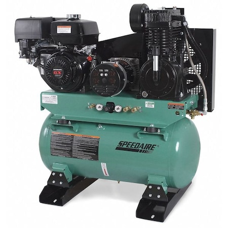 Speedaire Compressor/Generator, 13HP, 30Gal, 15.7CFM 6EWK5 | Zoro.com