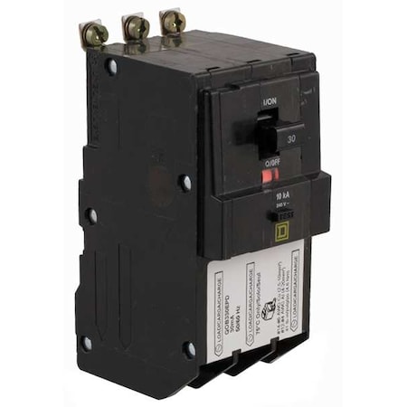 Square D 3P GFEP Bolt On Circuit Breaker 15A 240VAC QOB315EPD | Zoro.com