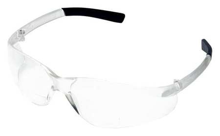 MCR SAFETY 8PJK6 Reading Glasses,+1.5,Clear,Polycarbonate 