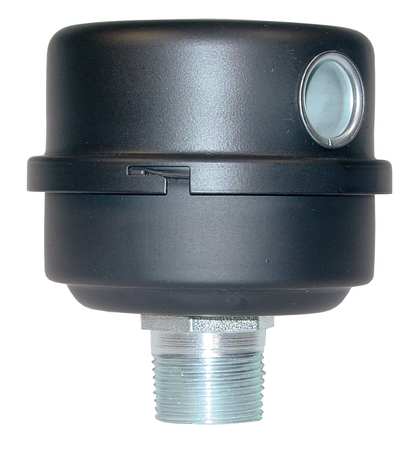Filter Silencer,1 In MNPT,35 CFM Max -  SOLBERG, FS-10-100