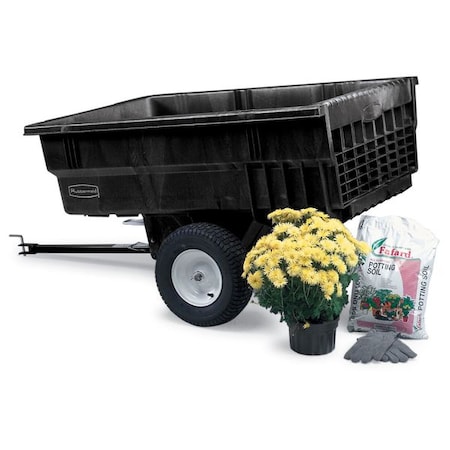 Rubbermaid Dump Cart, 15 cu. ft., 1500 lb., Pneumatic FG566361BLA ...