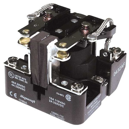 Schneider Electric Open Power Relay, 8 Pin, 24VDC, DPDT 199BX-13 | Zoro.com