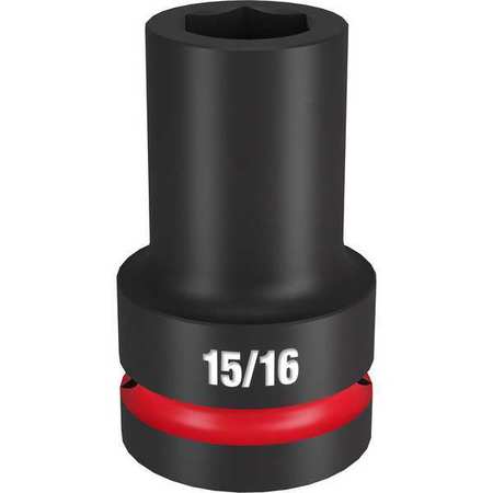 15/16 in. SHOCKWAVE Impact Duty 1 in. Drive Deep Well 6 Point Impact Socket -  MILWAUKEE TOOL, 49-66-6503