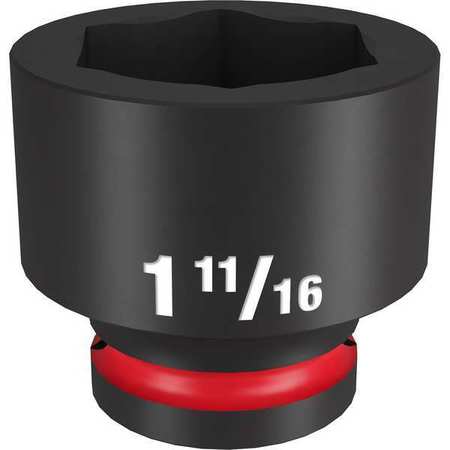 1-11/16 in. SHOCKWAVE Impact Duty 3/4 in. Drive Standard 6 Point Impact Socket -  MILWAUKEE TOOL, 49-66-6318