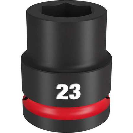 23mm SHOCKWAVE Impact Duty 3/4 in. Drive Standard 6 Point Impact Socket -  MILWAUKEE TOOL, 49-66-6361