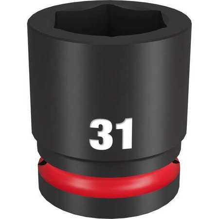 31mm SHOCKWAVE Impact Duty 3/4 in. Drive Standard 6 Point Impact Socket -  MILWAUKEE TOOL, 49-66-6369