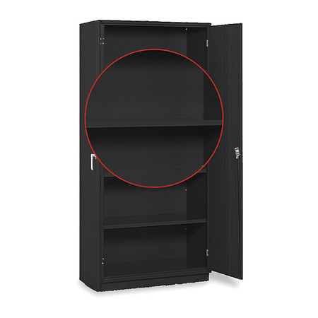 Extra Shelf for 18"" deep cabinet,BK -  EQUIPTO, 16027A-BK