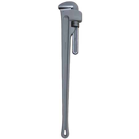 48 in L 6 in Cap. Aluminum Straight Pipe Wrench -  WESTWARD, 6ATY3