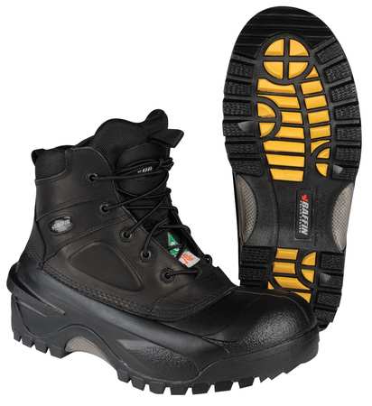 Size 11 Men's 6"" Work Boot Composite Work Boots, Black -  BAFFIN, 7157-0236-001