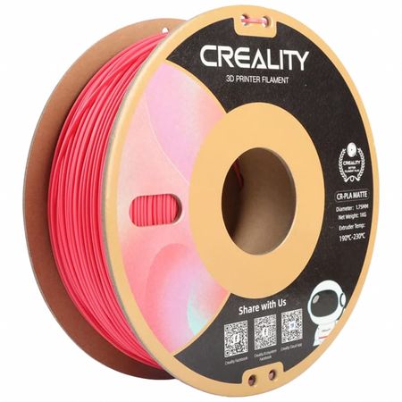 3D Printer Filament,Strawberry Red -  CREALITY, CR-PLA Matte Strawberry Red