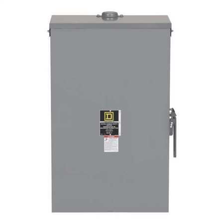 Nonfusible Safety Switch, Heavy Duty, 480V AC, 3PDT, 200 A, NEMA 3R -  SQUARE D, 82344RB