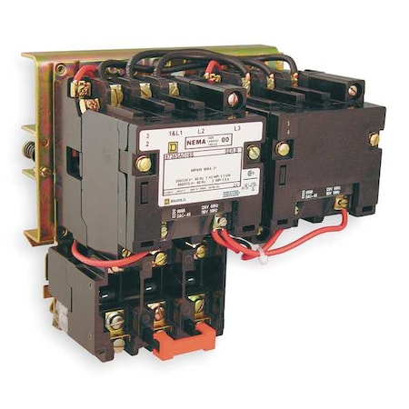 Square D Magnetic Motor Starter, NEMA, 120V, 3P, 90A ... square d lighting contactor class 8903 wiring diagram 