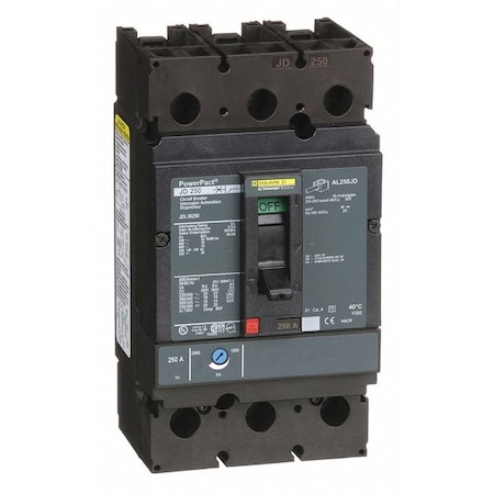 Square D 3P Standard Circuit Breaker 250A 600VAC JDL36250 | Zoro.com