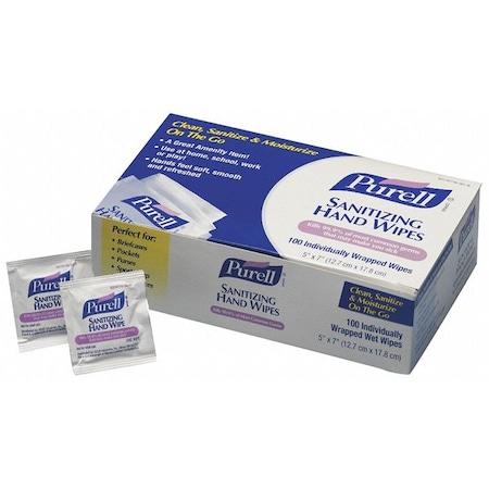 Purell Hand Sanitizing Wipes Alcohol Formula, Single