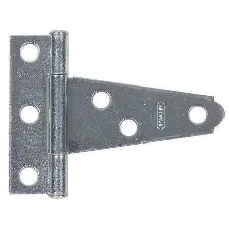 7/8 in W x 2 in H zinc plated Tee Hinge -  ZORO SELECT, 1RCR4