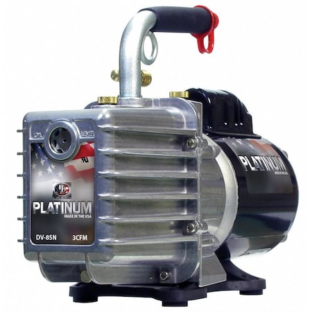 Jb Industries Platinum® Refrig Evacuation Pump, 3.0 cfm, 6 ft. DV-85N ...