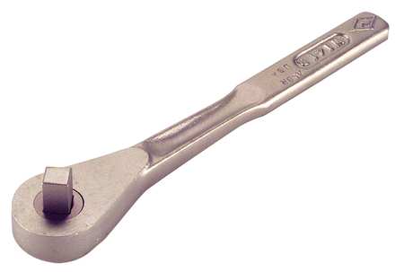 3/8"" Drive, 7-1/4"" Pear, Hand Ratchet, Natural -  AMPCO SAFETY TOOLS, W-142R