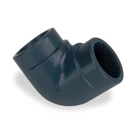 CPVC Elbow, 90 Degrees, Schedule 80, 2-1/2"" Pipe Size, Socket x Socket -  ZORO SELECT, 9806-025