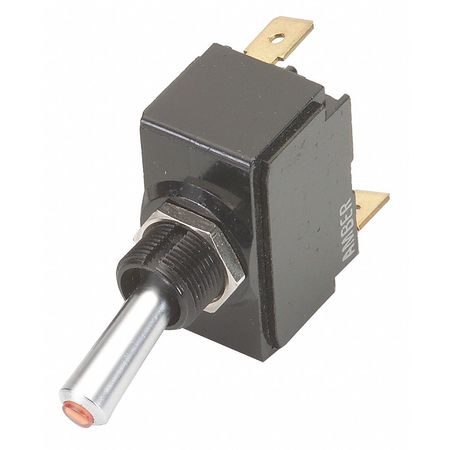 Toggle Switch, SPDT, 5 Connections, On/Off/On, 3/4 hp, 20A @ 12V -  CARLING TECHNOLOGIES, LT-1561-601-012