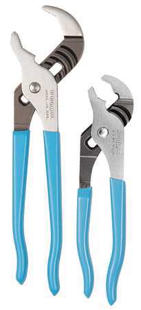 Tongue and Groove Plier Set,Dipped,2Pcs -  CHANNELLOCK, VJ-2