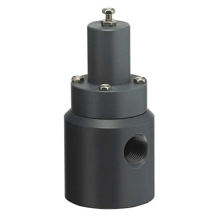 Plast-O-Matic Pressure Relief Valve, 1/2In, 5 to 100 psi RVD050V-PV ...