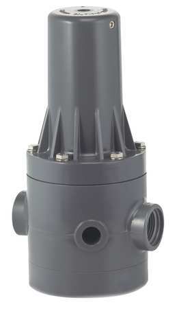 Pressure Regulator,3/4 In,5 to 125 psi -  PLAST-O-MATIC, PRHM075V-PP