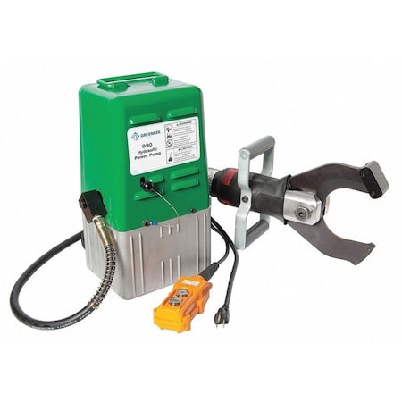 000 hydraulic 10 pump psi 120V, Hydraulic  psi Zoro.com Greenlee 990 10,  000 Pump,