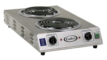 Hot Plate,Double,220V -  CADCO, CDR-2TFB