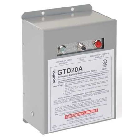 Philips-Bodine Emergency Lighting Relay Control GTD20A | Zoro.com