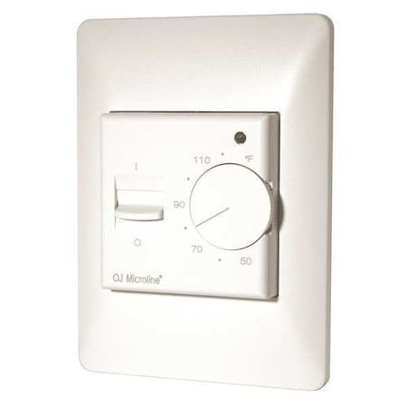 Thermosoft Manual Floor Heating Thermostat, 50-122F MTC-1991 | Zoro.com