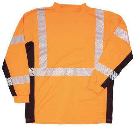 T-Shirt,Black Sided,Class 3,Orange,L -  KISHIGO, 9135-L