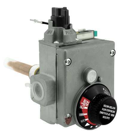 Gas Control Thermostat,Natural Gas,Metal -  RHEEM, SP14339B