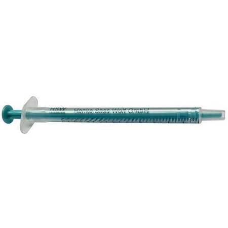 1 mL Plastic Syringe, Luer Slip, PK100 -  NORM-JECT, 4010.200V0