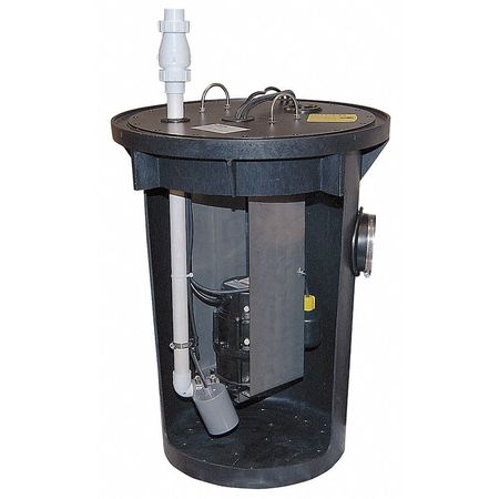 Grinder Pump System,1/2 HP,115V -  ZOELLER, 915-0005