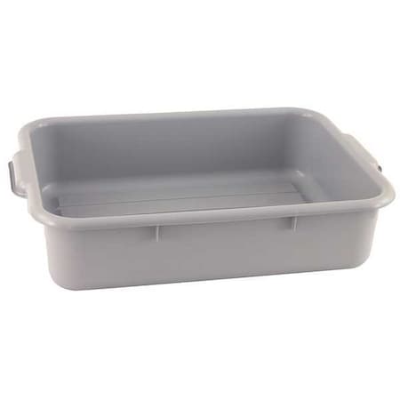 Crestware Bus Tub, Polypropylene, Gray BT7GY | Zoro.com