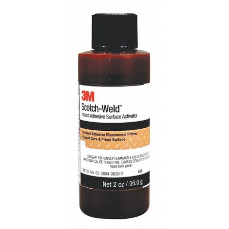 Instant Adhesive Surface Activator,PK6 -  3M SCOTCH-WELD, SURF ACT