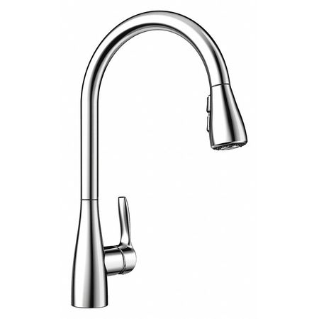Atura Pull Down Dual Spray Kitchen Faucet 1.5 GPM - Chrome -  BLANCO, 442207