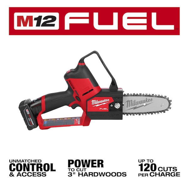 Milwaukee Tool 2527-21 M12 Fuel Hatchet 6 In. Pruning Saw Kit