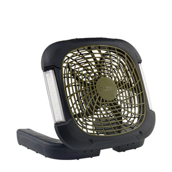 Treva/O2cool Fd10018l 10" Compact Fan, 2 Speeds, Gray