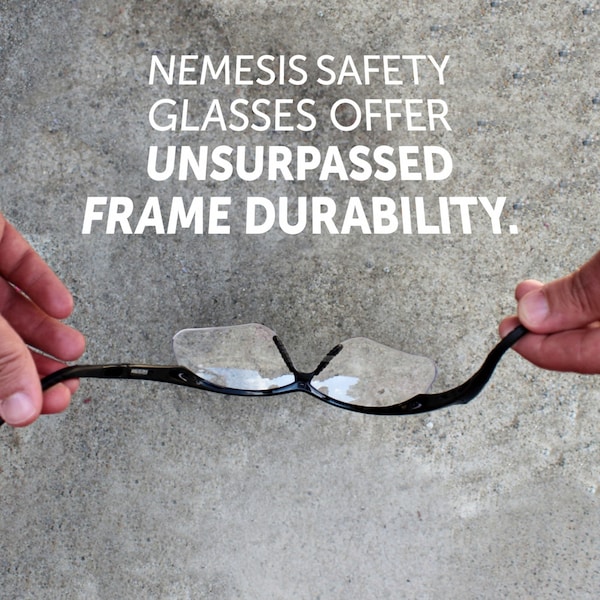 Kleenguard 25679 V30 Nemesis Safety Glasses, Anti-Fog, Scratch-Resistant,