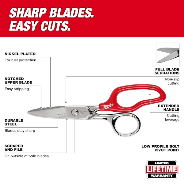 Milwaukee Tool 48-22-4049 Scissors
