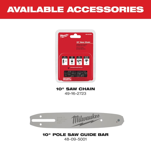 Milwaukee Tool 2527-21 M12 Fuel Hatchet 6 In. Pruning Saw Kit