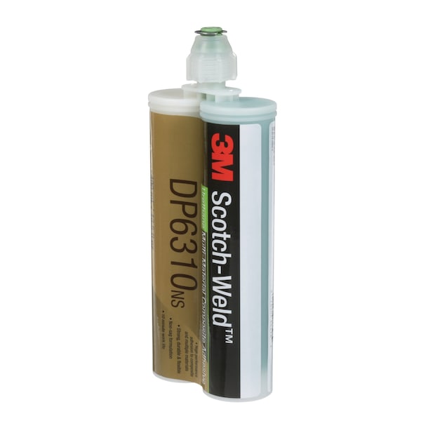 3M Dp6310ns Adhesive, Dp6310ns Series, Green, Dual-Cartridge