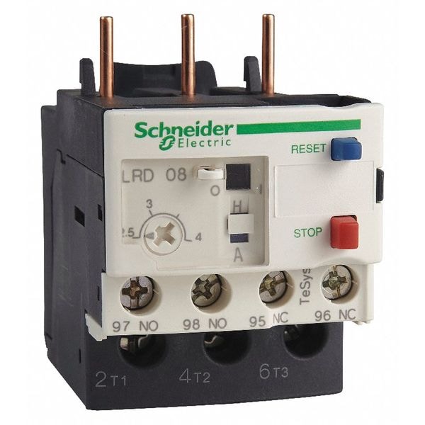 SCHNEIDER ELECTRIC LRD01 Overload Relay,0.10 to 0.16A,3P,Class 10