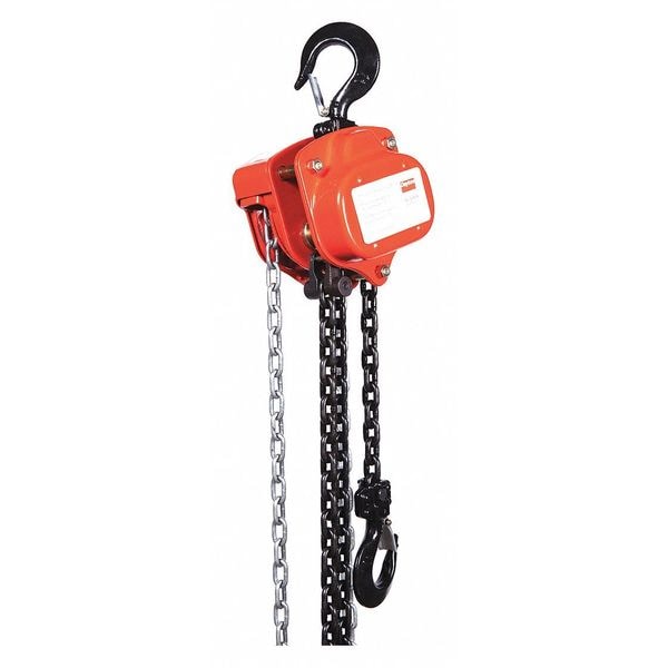 DAYTON 29XP27 Manual Chain Hoist,2000 lb.,Lift 10 ft. 190735215890 eBay