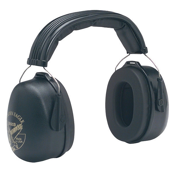 Tasco 100-02951 Hard Hat Mounted Ear Muffs, 26 Db, Golden Eagle, Black