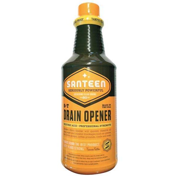 Drain Opener,Sulfuric Acid,1 qt.,PK12 SANTEEN 200 eBay